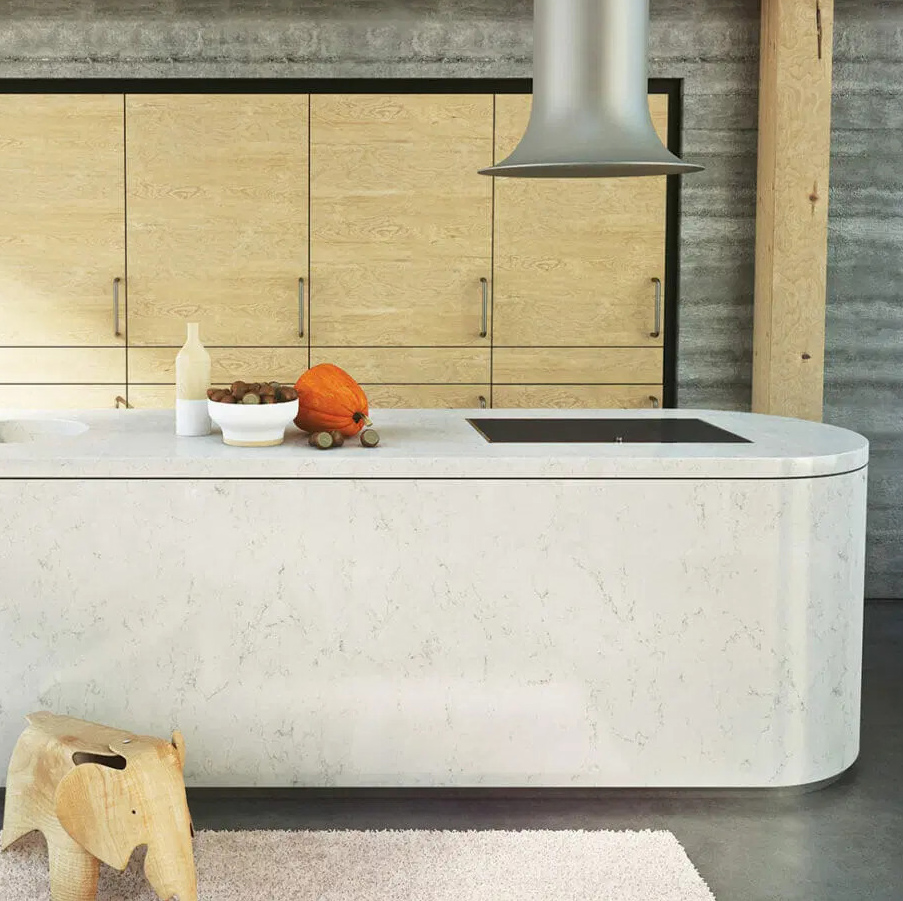 Caesarstone Quartz Frosty Carrina - Bedrock Quartz